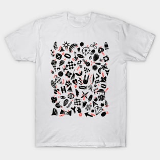 Black and White pattern T-Shirt